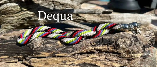 Vibrant Multicolor Hand-Crocheted Beaded Necklace image 1