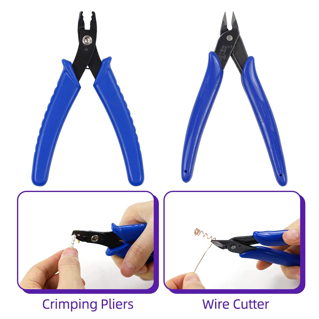 Bead Boards Jewelry Making Supplies for Adult Bead Tray Necklace Design Board Bead Bracelet Making Kit Jewelry Repair Kit Beading Supplies Beading Mat Jewelry Tools with Pliers
