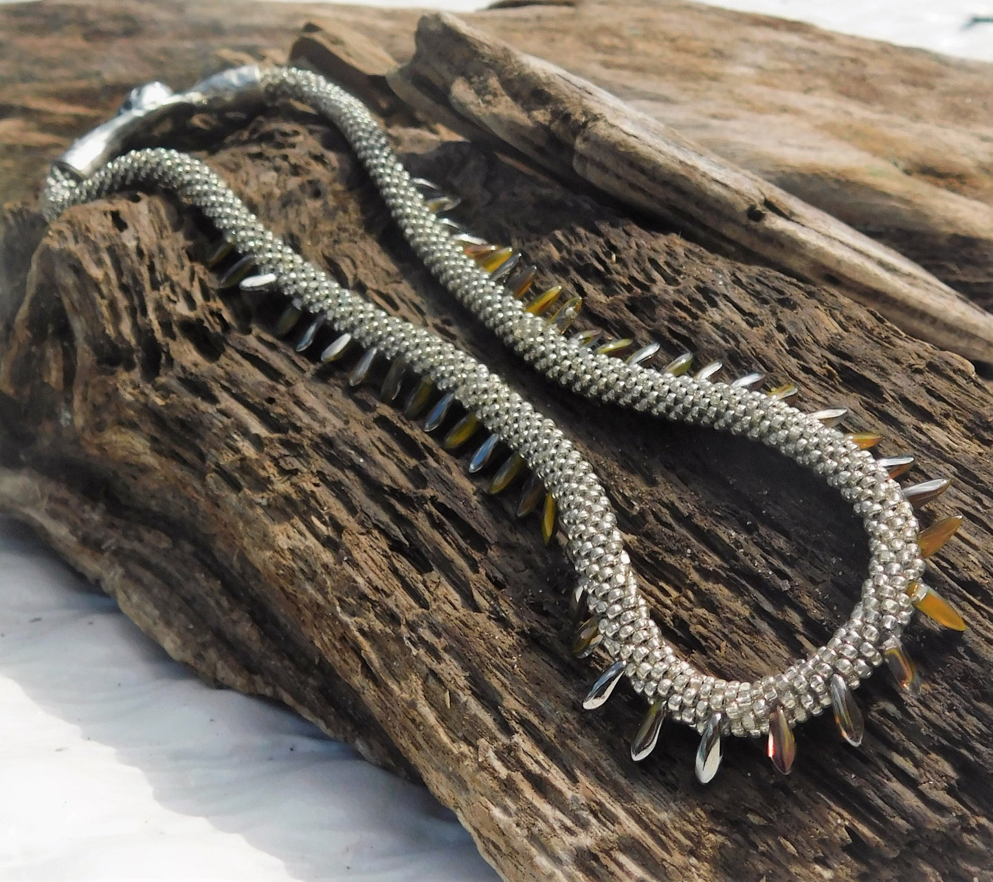 Silver Point Necklace