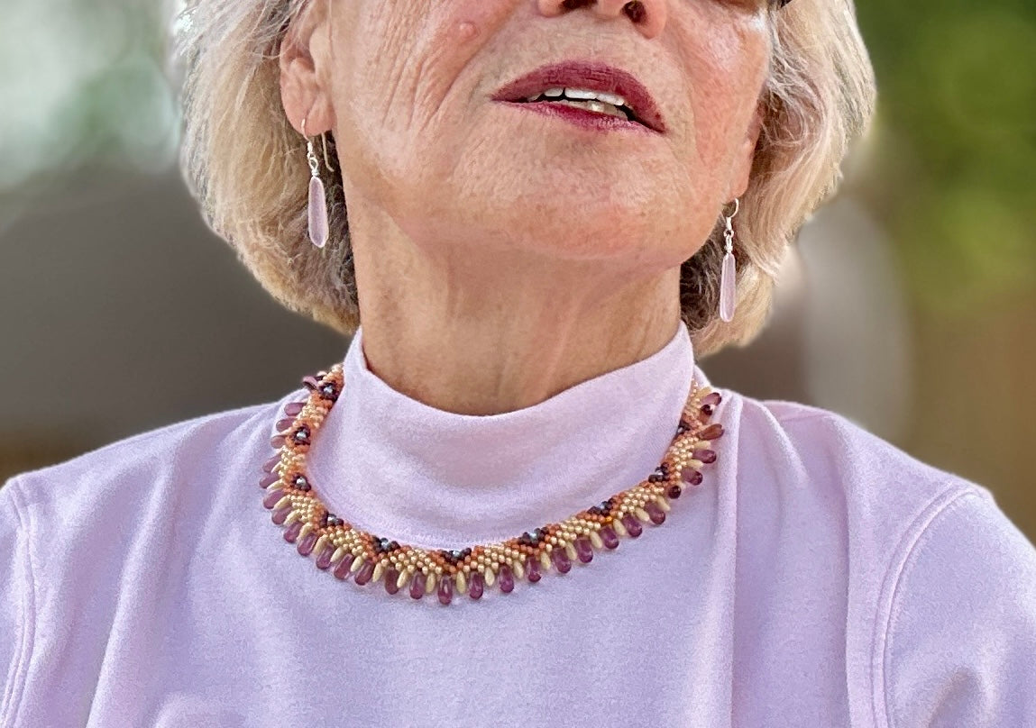 Plum Palette Necklace