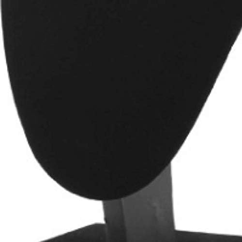 Comelyjewel 3pcs/Pack 9 Inches Velvet Necklace Holder, Jewelry Organizer for Women, Elegant Jewelry Organizers and Storage Solution, Mannequins Bust Stand for Necklaces and Accessories (Black)