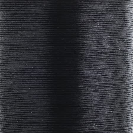Miyuki Nylon Beading Thread B Black (50m) | Crochet Thread for DIY Jewelry Making, Arts and Crafts, Cloth Weaving, and More