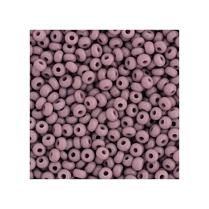 0.71oz Rocailles PRECIOSA Seed Beads 8/0, Purple