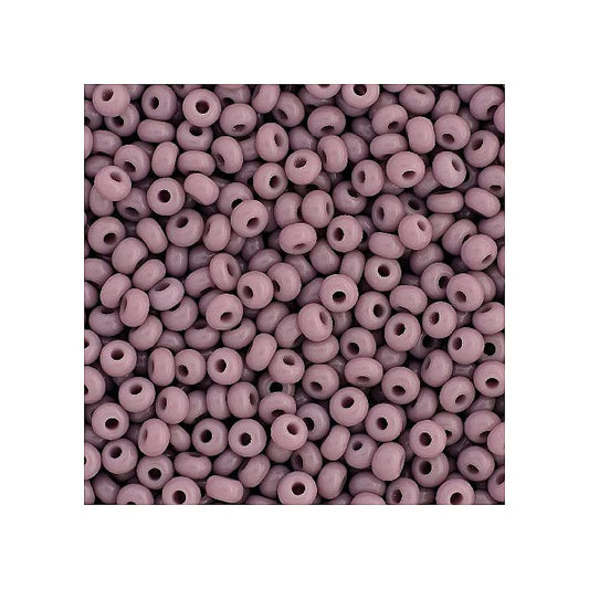 0.71oz Rocailles PRECIOSA Seed Beads 8/0, Purple