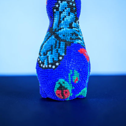 Poppy - Hand Beaded Ceramic Rabbit